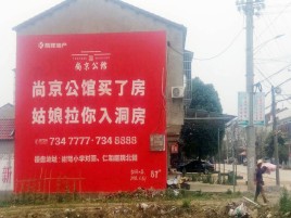 泸州墙体广告在乡镇、农村市场的媒体优势